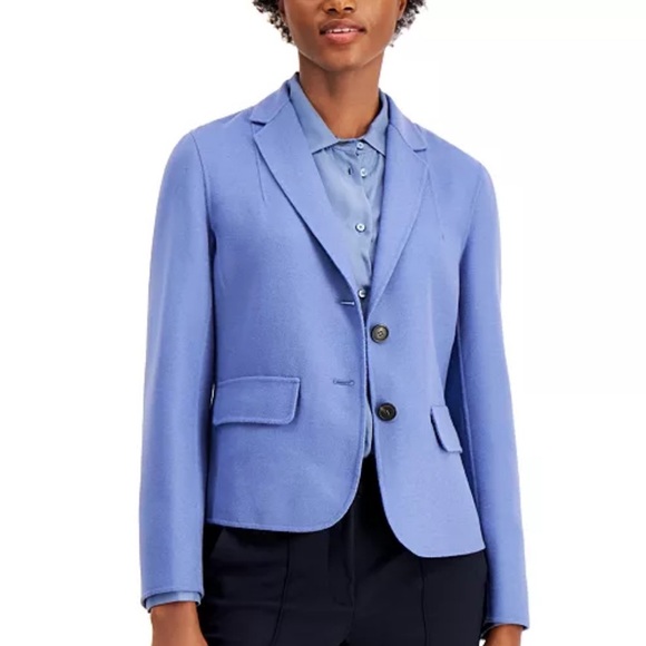 Weekend Max Mara Sante Virgin Wool Two-Button Blazer - Picture 5 of 13